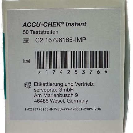Accu-Chek Instant testa strēmeles (50 strēmeles)