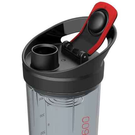 ROCKITZ proteīna kratītājs 500ml ar unikālu koncepciju - necaurlaidīgs + viegli tīrāms + proteīna sajaukšanas atspere = perfekti krēmīgi kokteiļi bez kunkuļiem - Premium Fitness Shaker proteīna kokteilis