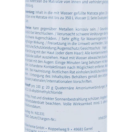 Ūdensgultu kondicionieris, dubultpaka 2 x 250 ml