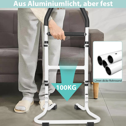IPEB Ältere Sitzhilfe Stand Bett, Aufstehhilfe für Senioren vom Sofa, Ältere Stehhilfe für Senioren Höhe Einstellbar, Chair Stand Assist for Elderly, Aufstehhilfe vom Sofa, Bett, Toilette, Gehen