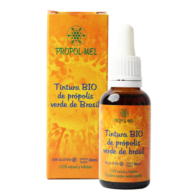 Brazīlijas zaļā propolisa šķidrais ekstrakts 30 ml – BIOLOĢISKS. Mātes tinktūra. 100% dabīgs, bez glutēna, 25% svara/tilpuma.
