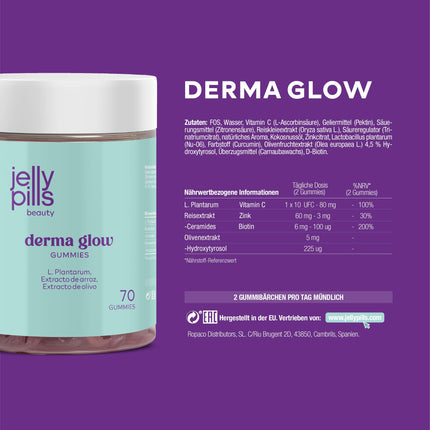 Jelly Pills dabīgs un vegāns līdzeklis pret pinnēm – 70 želejkonfektes – banānu garša – plankumiem, grumbām, ādas elastības uzlabošanai