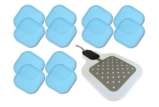 3 Ersatzsets (12 Stück) Gel Pads Tenspad Silver saderīgi ar Beurer EM 59 Heat Geräten. Sparen Sie bis zu 30% des Preises