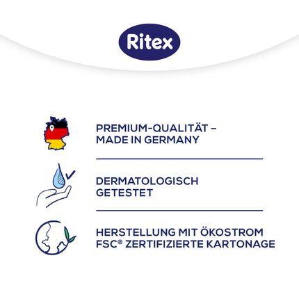 Ritex Kinderwunsch lubrikants – spermai draudzīgs lubrikants dabiskas apaugļošanās veicināšanai, 8 x 4 ml, optimizēta viskozitāte un pH vērtība – klīniski pārbaudīts, ražots Vācijā