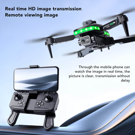 S162 FPV RC drons, 4K HD divu kameru WiFi kvadrokopters ar lidošanu ar ceļa punktiem, regulējams ātrums, 360° pagriezieni, automātiska fotografēšana, automātiska nolaišanās.