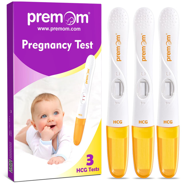 Premom 3 x grūtniecības testi agrīnā stadijā - agrīna grūtniecības testa HCG grūtniecības tests 10mSV/ml ar APP, īpaši agrīns tests (3HCG tests)