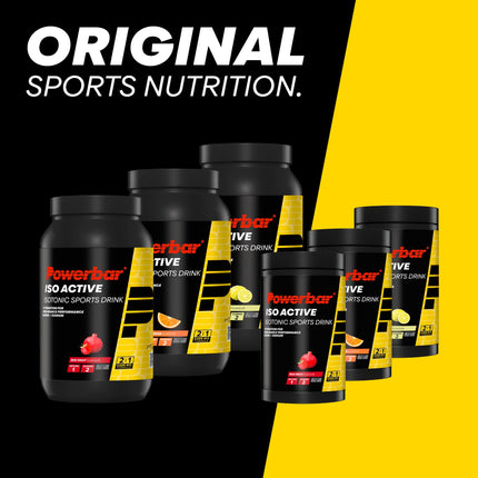 Powerbar - Isoactive - Sarkanie augļi - 1320g - Izotonisks sporta dzēriens - 5 elektrolīti