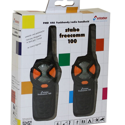 Stabo Elektronik 20100 - Stabo Freecomm radio mobilais tālrunis, melns
