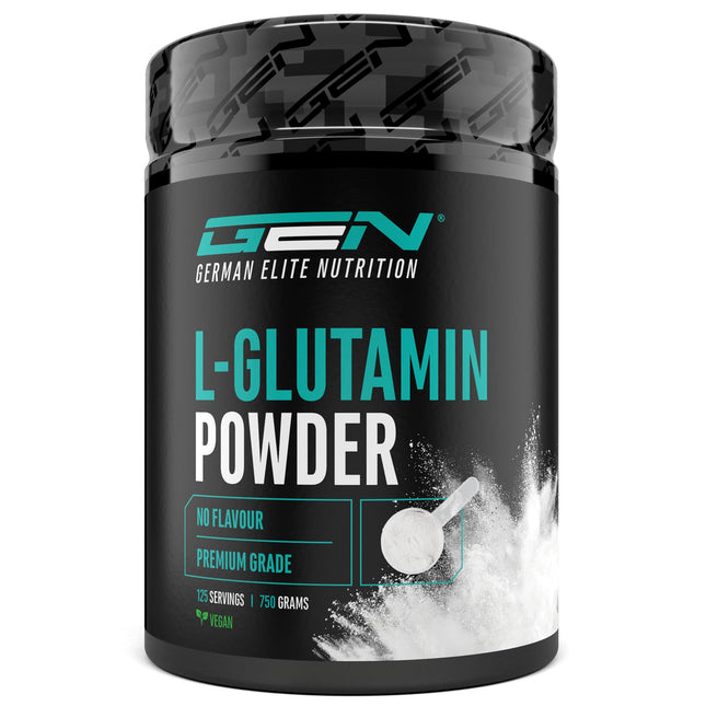 L-glutamīna pulveris - 750 g - Premium: Tīrs un īpaši smalks L-glutamīns - 100% mikronizēta L-glutamīna aminoskābe - Bez garšas Neitrāls - Laboratorijā pārbaudīts - Augsta deva - Vegāns