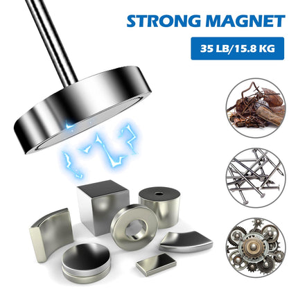 Magnēta pacelšanas rīks, pagarināms magnētiskais pacēlājs, magnētiskā stieņa satvērējs no 22 cm līdz 103,5 cm, teleskopisks magnētiskais stienis, elastīgs magnētiskais teleskopiskais stienis no nerūsējošā tērauda mazu detaļu, atslēgu pacelšanai