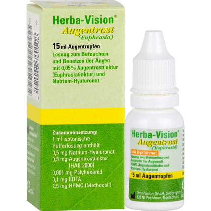 Herba-vision acu pilieni "Eyebright", 15 ml