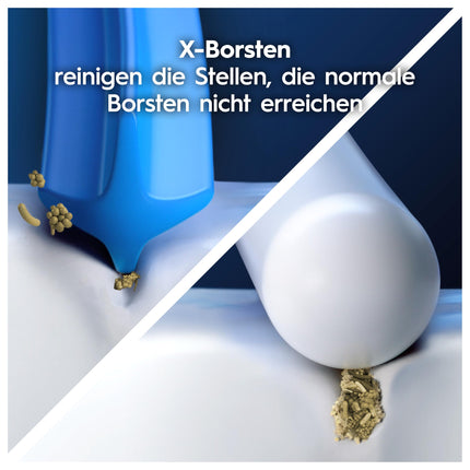 Oral-B Pro CrossAction elektriskās zobu birstes uzgaļi, izcila zobu tīrīšana, X veida sariņi, oriģinālais zobu birstes uzgalis, Oral-B zobu birstes, iepakojums, kas saderīgs ar pastkastīti, 12 uzgaļi, melni