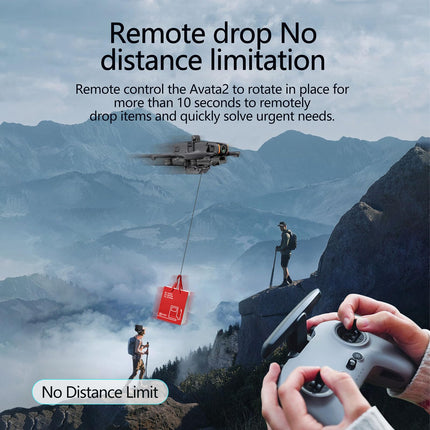 LICHIFIT Drone Airdrop sistēma ar darbības kameras pagarinājuma adapteri DJI Avata 2 ģeomagnētiskajam metējam, transportēšanai, piegādei, kravas atbrīvošanas nomešanas ierīcei, kameras stiprinājumam