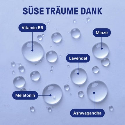BRAINEFFECT MIEGA SPRAY STRONG The Original® - melatonīna aerosols ar augstu devu - 240 dienu lietošanai - ar piparmētru, citronu, lavandu un ašvagandu, bez cukura