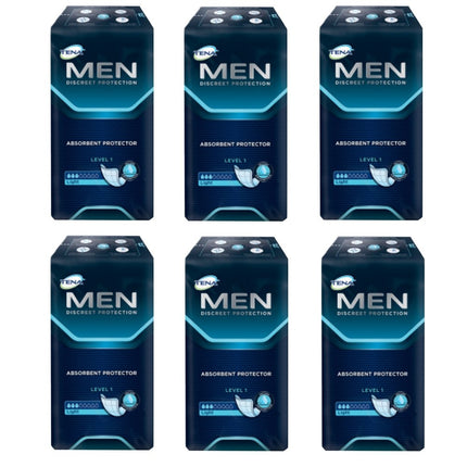 TENA For Men 1. līmeņa ieliktnīši — 4 iepakojumi / 4 x 24 = 96 gabali
