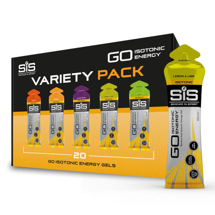 Science in Sport GO High Carb Isotonic Energy Gel 20 x 60ml Vegāns - Izotoniska formula ar 22 g ogļhidrātu, labs enerģijas avots, optimāla alternatīva izotoniskiem dzērieniem.