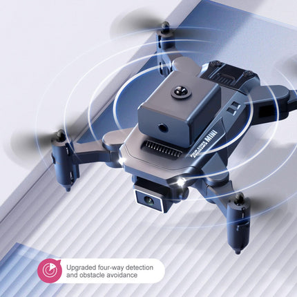 HD mini drons pieaugušajiem un iesācējiem, FPV droni ar augstuma noturēšanu, bezvadu salokāms kvadrokopters, pacelšanās ar vienu pogu, 3D pagriezieni, inteliģenta izvairīšanās, automātiska atgriešanās