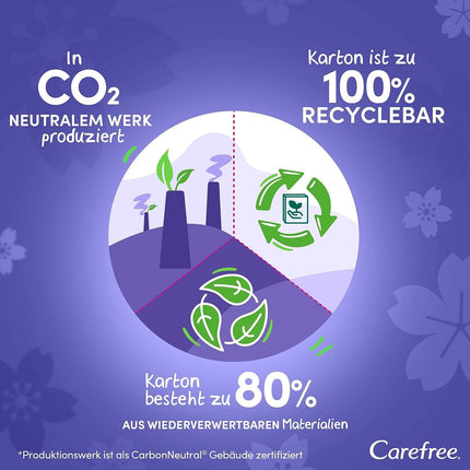 Carefree ikdienas ieliktnīši Plus Normal ar vieglu aromātu (56 gab. iepakojumā), īpaši absorbējoši ikdienas ieliktnīši, kas acumirklī ieslēdz šķidrumu, normāls izmērs