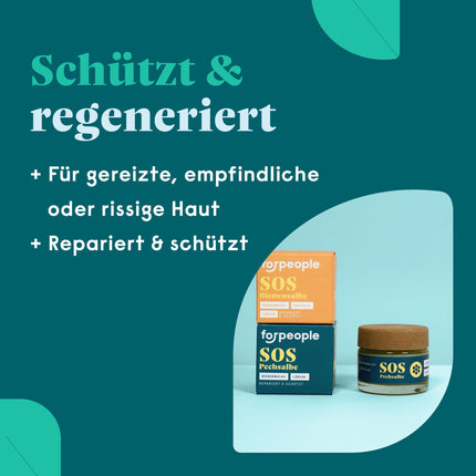 forpeople Piķa ziede 50 ml · Organisko sveķu ziede ar lapegles sveķiem sejai un ķermenim · Bišu ziede pret melnajiem punktiem un paplašinātām porām · Krēms ar bišu vasku · Iedarbīgs pret sāpēm · Propolisa brūču un dziedēšanas ziede