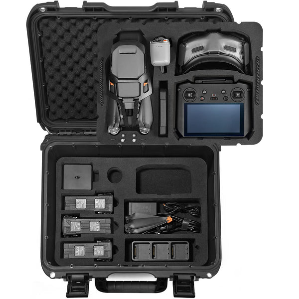 LEKUFEE ūdensnecaurlaidīgs pārnēsāšanas futrālis DJI Mavic 3 Pro/Mavic 3 Classic/DJI Mavic 3/Cinema/Combo/DJI RC Pro/DJI RC/RC N1/Goggles 2/Integra/DJI RC Motion 2 un piederumiem (tikai aizsargfutrālis)