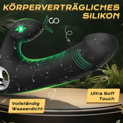 Dildo vibrators seksa rotaļlieta sievietēm, vibratoru komplekti sievietēm, klitora stimulators viņai, G punkta vibratori ar klitora stimulāciju un 10 vibrācijas režīmiem, seksa rotaļlietas pāriem, seksa rotaļlieta