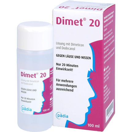 Dimet 20 šķīdums pret utīm un gnīdām, 100 ml