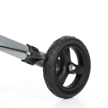 REHASHOP vieglais rollators Butterfly antracīta krāsā ar mīkstām riepām un spieķa turētāju - salokāms un viegls