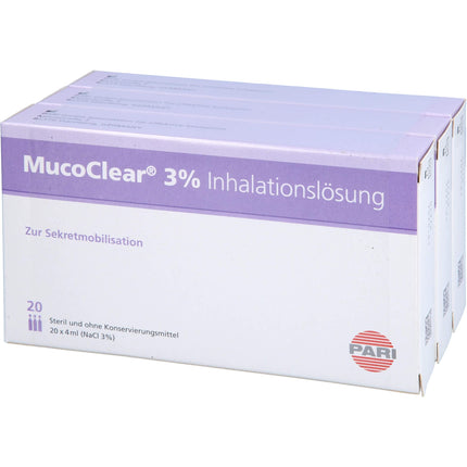 MucoClear 3% inhalācijas šķīdums, 240 ml šķīdums