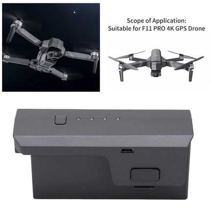 VGEBY litija akumulators, 11,1 V 2500 mAh litija akumulators, rezerves daļas, piederumi SJRC F11 Pro 4K GPS RC dronam, piederumi lidmašīnu modeļiem