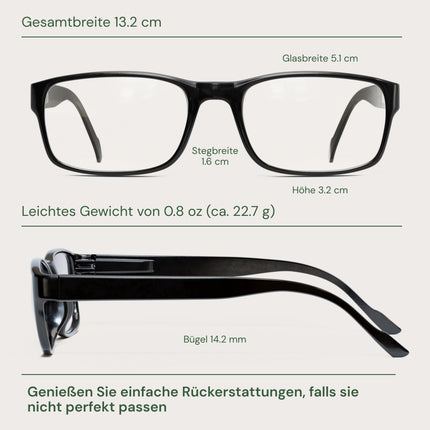 Gaoye 5 lasāmbriļļu iepakojums vīriešiem/sieviešu brillēm ar zilas gaismas filtru, lasīšanas palīglīdzekļiem sievietēm un vīriešiem