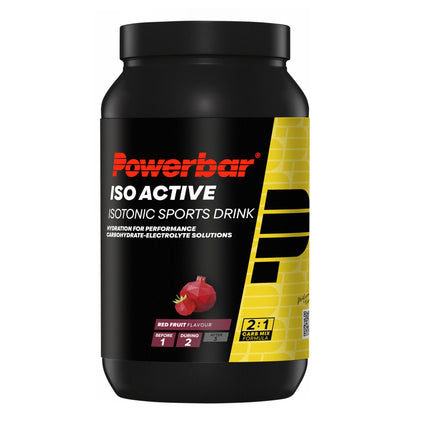 Powerbar - Isoactive - Sarkanie augļi - 1320g - Izotonisks sporta dzēriens - 5 elektrolīti