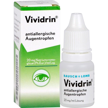 VIVIDRIN antialerģiski acu pilieni 10 ml
