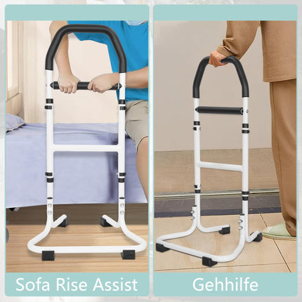IPEB Ältere Sitzhilfe Stand Bett, Aufstehhilfe für Senioren vom Sofa, Ältere Stehhilfe für Senioren Höhe Einstellbar, Chair Stand Assist for Elderly, Aufstehhilfe vom Sofa, Bett, Toilette, Gehen