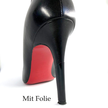 ProtectMyHeels Black stiletos paredzētām kurpēm (1 iepakojums) I Papēžu aizsardzība un labošana melnām augstpapēžu kurpēm I Melnām, nolūzušām, plānām papēžu kurpēm