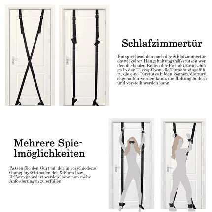 2023 Neu Liebesschaukel Sexschaukel Tür Kit mit Handschellen Sex Bett Fußfesseln & Augenmaske,BDSM Fesseln Sex Set Bondageset Fessel Set,BDSM Möbel Sex Möbel Sexspielzeug für Paare Extrem Sex