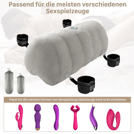 Seksa pozu spilvens Jostasvietas spilvens ar dildo turētāju un krūtsgalu skavām Rokudzelži Potīšu aproces Pieaugušajiem Pāriem Seksa rotaļlietas Seksa spilvens seksa pozām Sievietēm G punkta pozīcijas spilvens Daudzfunkcionāls