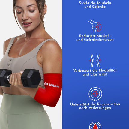 NEOLYMP zobu diegu komplekts – 2 fitnesa lentes, kas izgatavotas no 100% dabīgā lateksa – Ideāli piemērotas fizioterapijas piederumiem, spēka treniņiem un reģenerācijai – Ūdensnecaurlaidīga, plīsumizturīga – Fitnesa lente, ieskaitot somu