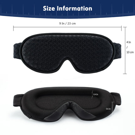 Aosun 3D miega maska ​​sānu gulētājiem, 123456789