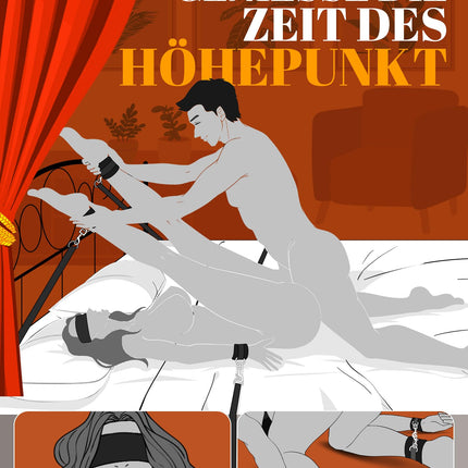 UTIMI BDSM Bondage set Bettfesseln - Sex Spielzeug mit Seil Augenbide Handschellen Fußfesseln Bett Set Fesseln Sexspielzeug Erotik Fesselset für Liebhaber Extreme Anfänger und erfahrene Paare,Schwarz
