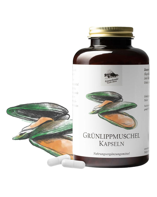 Zaļlūpu mīdiju kapsulas, 300 kapsulas 3-5 mēnešiem, uztura bagātinātājs ar zaļlūpu mīdiju koncentrātu, 500 mg vienā kapsulā, augstākā kvalitāte