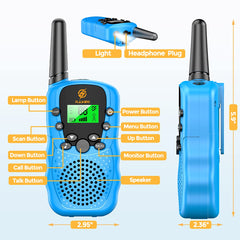Tesoyzii rotaļlieta zēnam 3 4 5 6 7 8 gadi, rācija bērnu dāvana zēnam 3-12 gadi Lieldienu dāvanas bērniem āra rotaļu radio ierīces bērnu rotaļlietas no 3-12 gadiem zēnu spēle