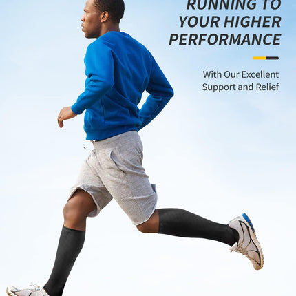 CAMBIVO kompresijas zeķes sievietēm un vīriešiem, 2 pāri, kompresijas zeķes, atbalsta zeķes skriešanai, sportam, lidojumiem, ceļojumiem, riteņbraukšanai