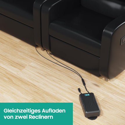 sevkumz 2500mAh akumulatora bloks atpūtas krēslu mēbelēm Universāls bezvadu atpūtas krēslu akumulatora bloka lādētājs elektriskajiem atpūtas krēsliem, dīvāniem, paceļamajiem krēsliem, kušetēm Piemērots 2 kontaktu savienotājam