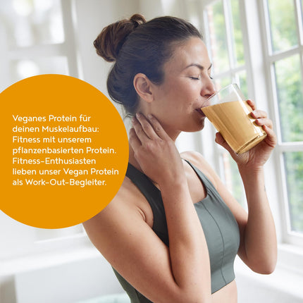 Vegānu proteīna pulveris | Vaniļa | 1,2 kg proteīna pulvera | Augstākās kvalitātes olbaltumvielas | Ražots Vācijā | Alfa pārtikas produkti