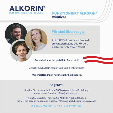 ALKORIN – pārbaudīts oriģināls | 10 pieteikumi | Nākamās dienas labad | Atbalsta aknu darbību ar holīnu | Bāzes pulveris | svarīgi elektrolīti, minerālvielas un vitamīni