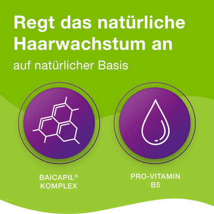 Priorin šķidrums - pret matu izkrišanu un matu retināšanu - augu izcelsmes - ar provitamīnu B5 un Baicapil - kuplāki mati jau pēc 12 nedēļām - 1 x 50 ml