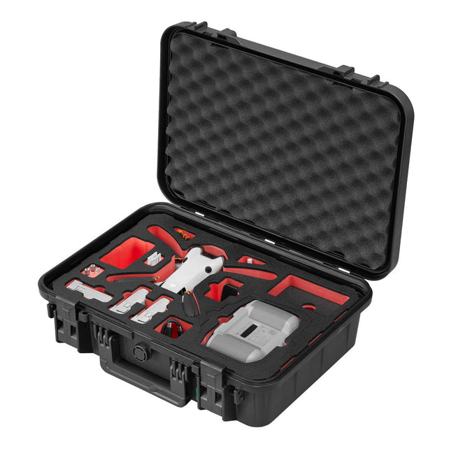 TomCase drona maciņš "Ready to Fly" DJI Mini 4 Pro Fly More Combo, Standard vai DJI RC 2 kontrolierim, ūdensizturīgs ECO aizsargmaciņš - ražots Vācijā