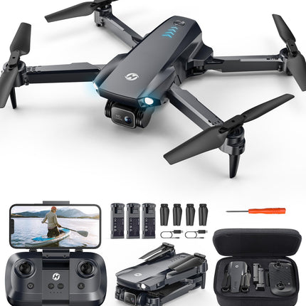 Holy Stone HS290 drons ar 1080P kameru iesācējiem, RC droni ar FPV pārraidi, ilgs lidojuma laiks, lietotnes vadība, optiskās plūsmas kameras droni, pilns rotaļlietu dāvanu komplekts bērniem, zils, CO