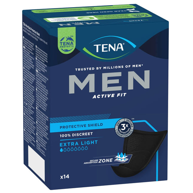 Tena Men Protective Shield Extra Light inkontinences ieliktnīši, 1 x 14 gabali