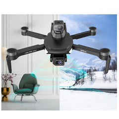 BuyWeek drons ar 4K kameru, L500 Pro MAX GPS mini drons, 360 grādu šķēršļu novēršanas bezkontaktu 4K HD aerofotogrāfijas RC kvadrokopters iesācējiem